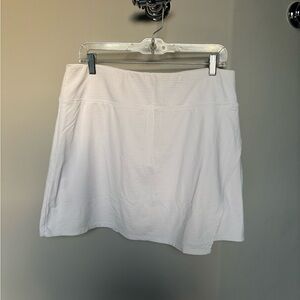 White IBKUL Golf Skort
